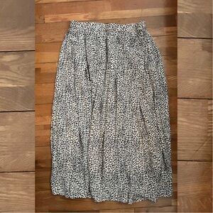 Leopard Print Maxi Skirt
